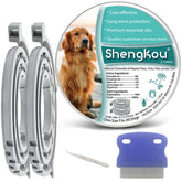 ShengKou collier pour chien grand, repousse puces et tiques.
