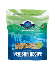 Shepherd Boy Farms emballage – nourriture chien cerf, repas complet sans additifs.