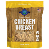 Friandise lyophilisée Shepherd Boy Farms: poitrine de poulet, riche en protéines pour chien et chat.