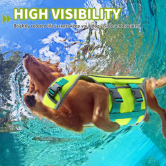 Sheripet gilet sauvetage chien vert XL poches pratiques pour friandises