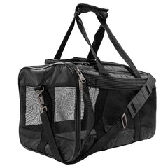 Porte-animal Sherpa Deluxe avec ouverture haute et latérale pour un chargement rapide