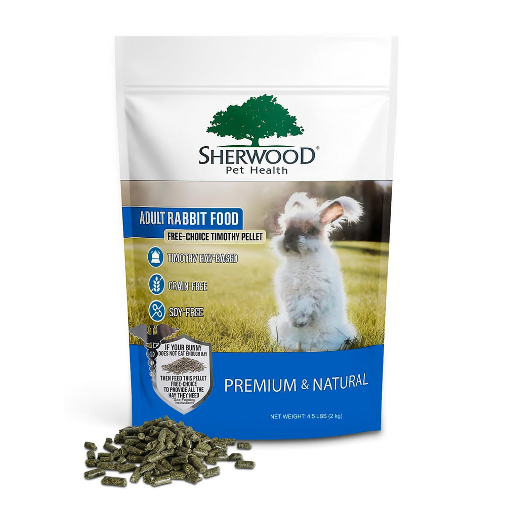 Sherwood Pet Health – sac de foin Timothy pour lapin adulte, soutien digestif potentiel.