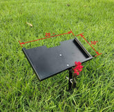 SHINCEL support-panneau-tombale-20x10, cadre robuste prêt pour plaque tombale extérieure.