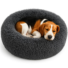 SHINY-V lit-donut-doux: confort apaisant pour chien et chat