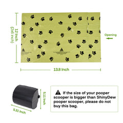 ShinyDew rouleaux-sacs-poubelle-xl, compatibles avec la plupart des distributeurs.