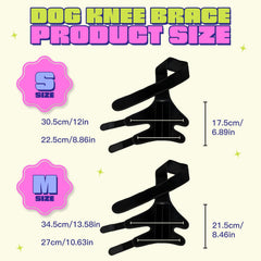 SHIUMORE support de compression reglable genou-chien pour ajustement personnalisé.