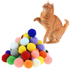 Shizhoo balles pompon pour chaton, texture douce et divertissement.