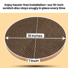 Shizhoo tapis remplacement chat carton recyclé naturel et durable.