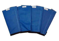 SHOOFLY Leggins bleu moyen vue avant, ventilation efficace pour les jambes du cheval