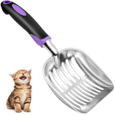 Showvigor pelle-litière chat en métal, durable et efficace pour usage quotidien.