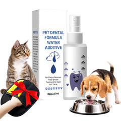 Shrandi PawBright dans la bouteille prête à l’emploi pour soins dentaires des animaux.