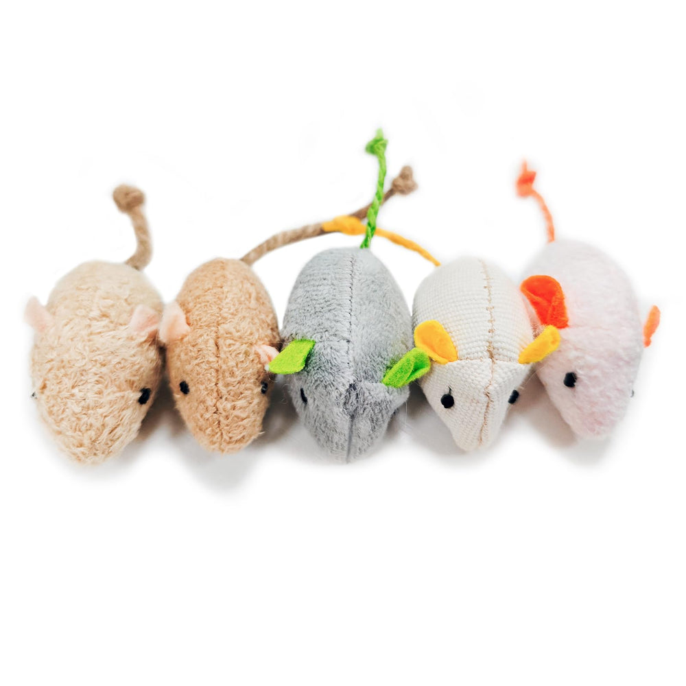 Jouet souris Shudyear en peluche pour chat, stimule l’activité physique.