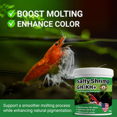 SHUNNIUB Salty Shrimp favorise un mue stable et un habitat sain.