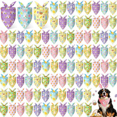 Bandanas Shyyween pour chien motif lapin, idéal pour Pâques et décor festif