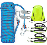 SIAELT câble d'attache chien 100ft bleu: plus d'espace pour bouger en camping.