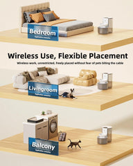 Fontaine Sibkuy sans fil – rechargeable et libre de prise.