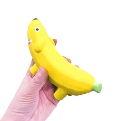 Jouet banane CloverU, matériau latex naturel et sans plomb.