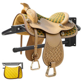 Sidasu porte-selle mural épais, prêt pour selles lourdes et rangement ordonné.