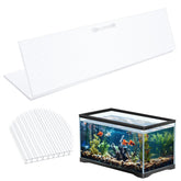 Couvercle Sieral en polycarbonate transparent, léger et résistant pour aquarium.