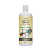 Signé Caméline: bouteille d'huile camelina pour pelage brillant et peau saine.