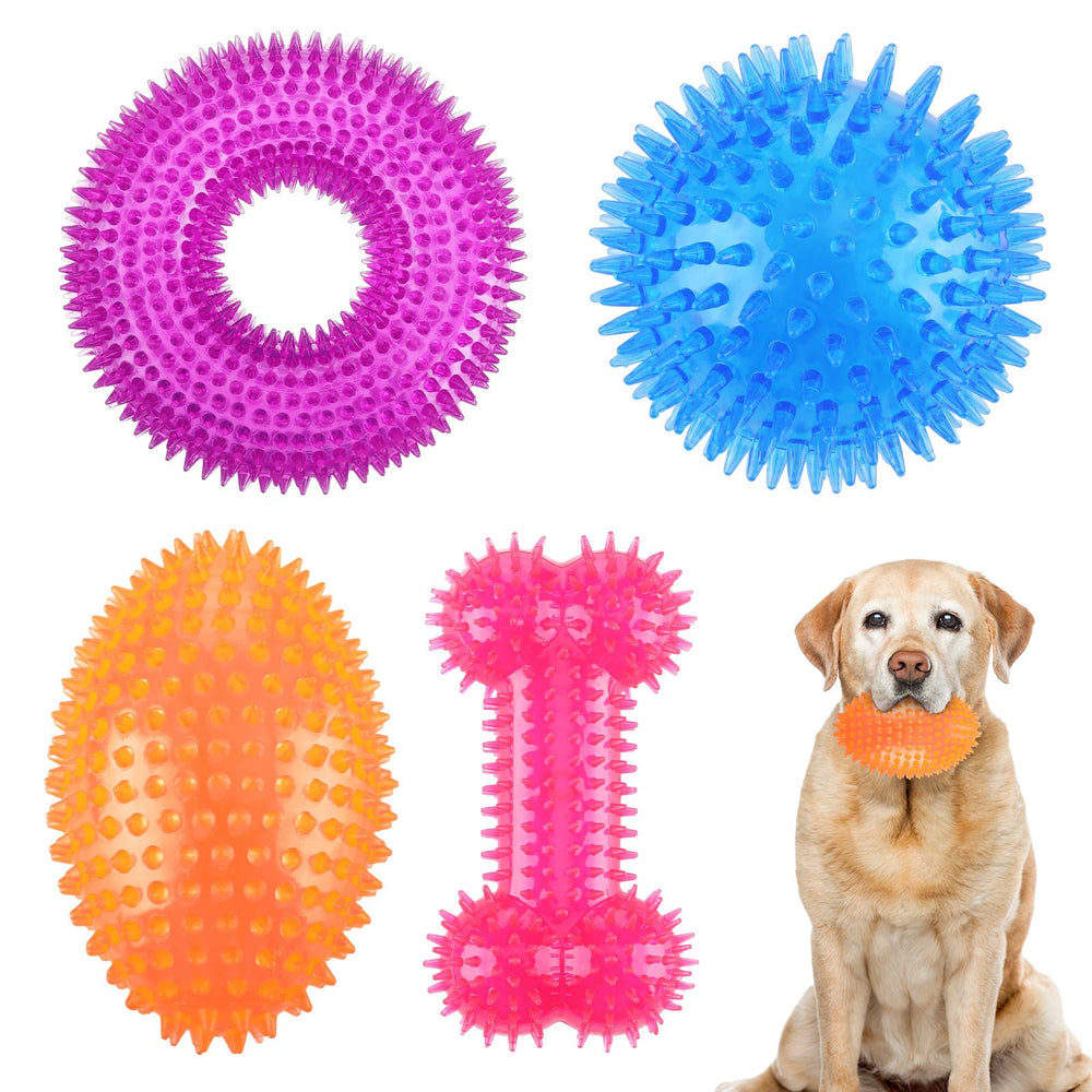 Silipull balle épineuse bleu, stimulation et jeu actif.