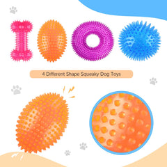 Silipull balle épineuse orange, couleur vive et jeu polyvalent.
