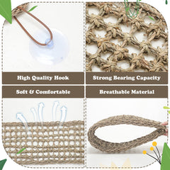 Silkfly hamac dragon-barbu-tissage-herbe apportant toucher doux et soutien.
