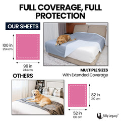 SILLY LEGACY - Protection lit pour chiens et chats, gardant la literie propre.