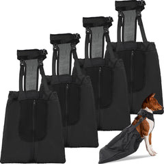 SilTriangle sacs de traction pour chien, ensemble de 4, mobilité guidée sans frottement.