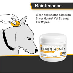 Silver Honey miel de Manuka, ingrédients naturels pour le soin des oreilles.