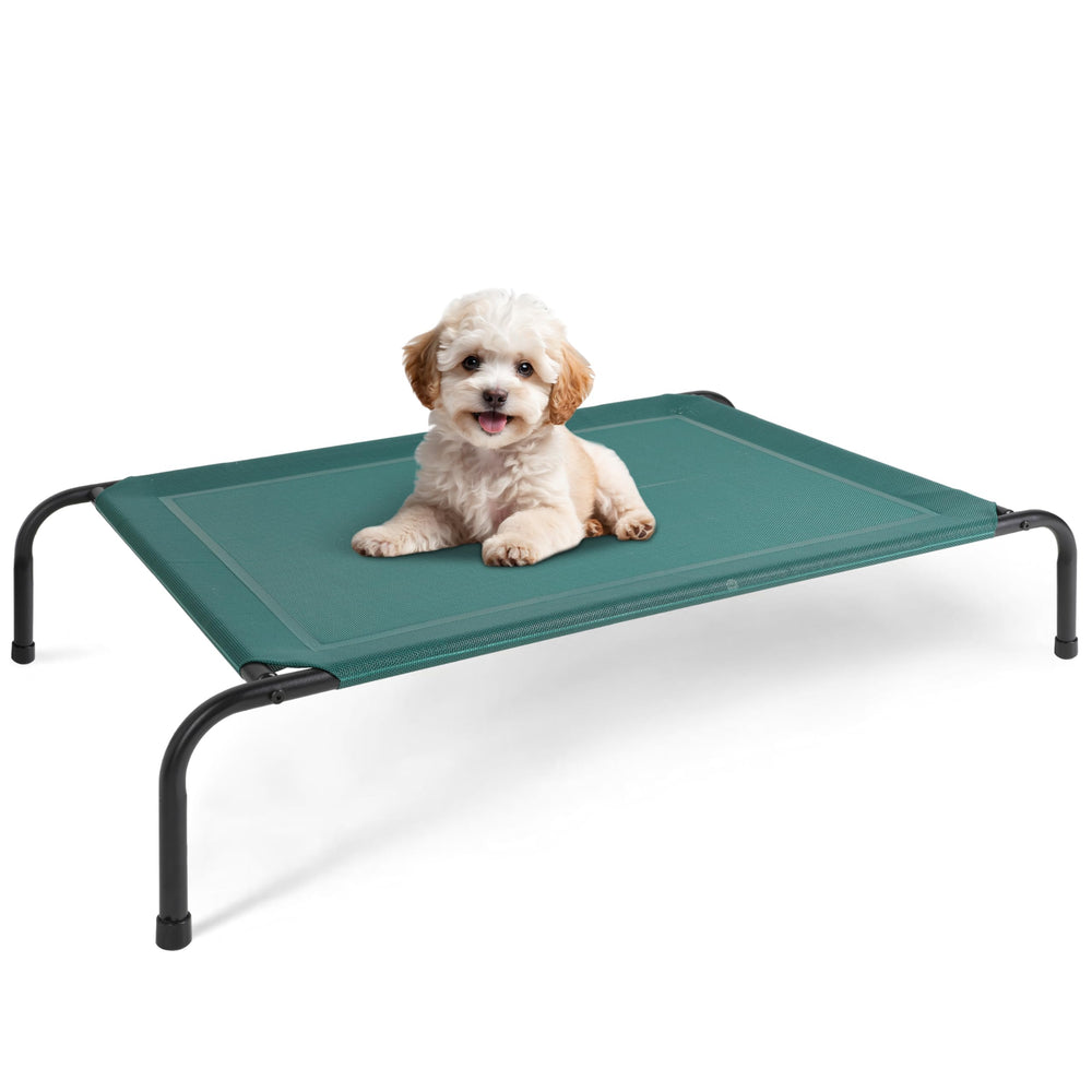 Lit chien surélevé Simple Deluxe refroidissant, repos frais et surélevé.