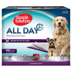 Tapis d'entraînement Simple Solution lavande 23x24, protection anti-fuite pour chien.