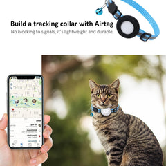 SimpleThings protection AirTag collier chat rayures et chocs mineurs