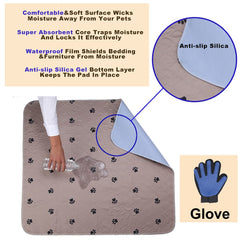 Gants de soin Chiot SincoPet pour un toilettage en douceur