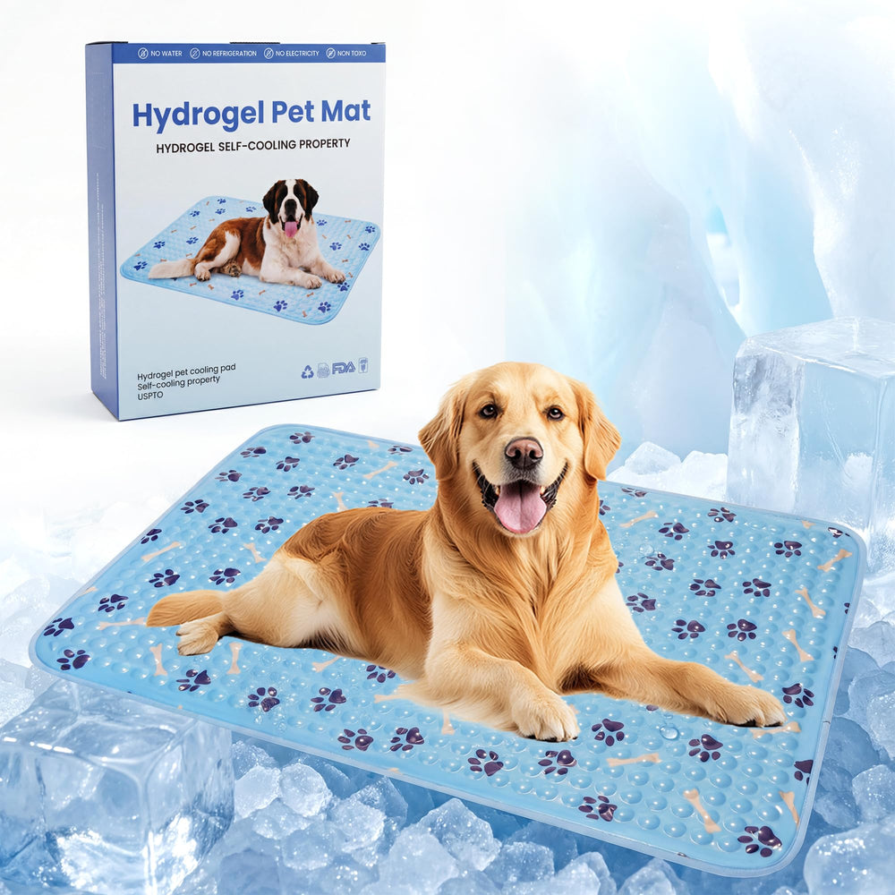 Tapis gel refroidissant SiniReta s’active par pression pour rafraîchir votre animal.