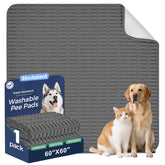 Sinotalent tapis-pipi gris sombre, absorbant et anti-fuites pour chien.