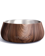 Bol Sipworks en inox 32oz anti-glisse, idéal pour repas sans débordement.