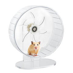 Roue silencieuse Sirvarni pour hamster, sessions nocturnes calmes.
