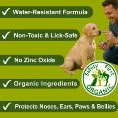 Sit Stay Forever ingrédients naturels hydratants pour chiens et chats, soin doux et protecteur.