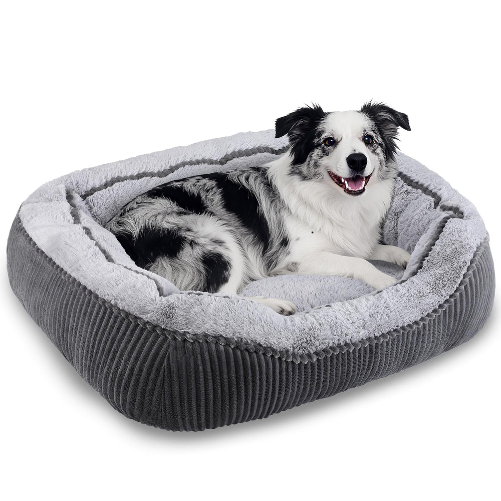 Lit SIWA MARY pour chien moyen, repos confortable et espace généreux.