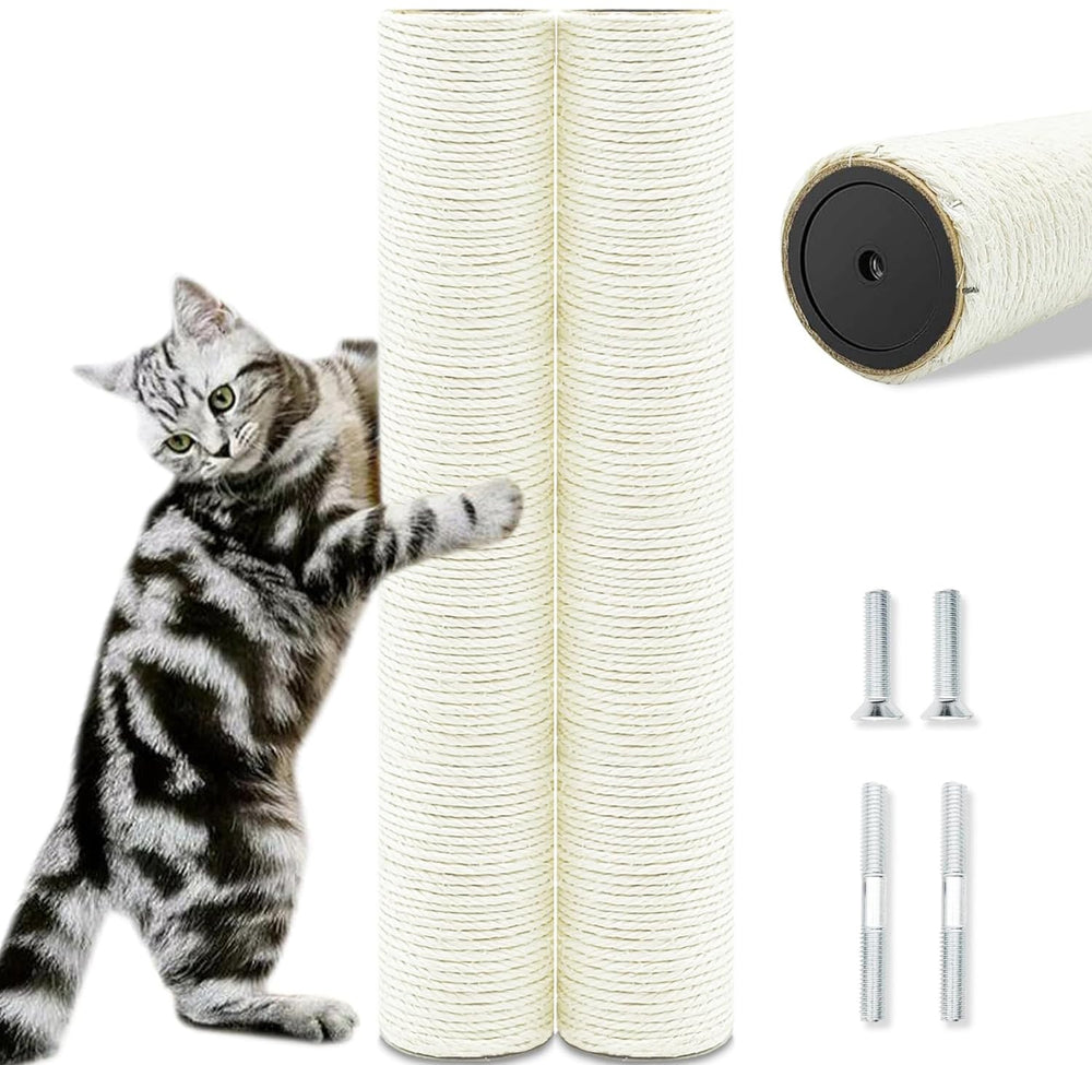 Siyipur poteau remplacement chat 40 cm, poste robuste pour griffage régulier.