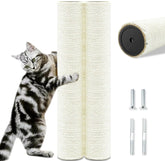Siyipur poteau remplacement chat 40 cm, poste robuste pour griffage régulier.