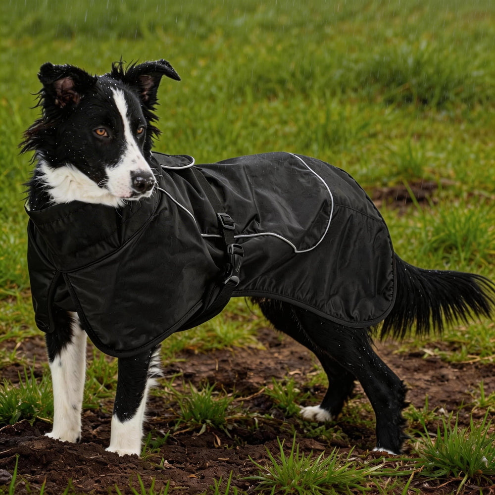 Manteau imperméable Skmeditec pour chien, protège contre pluie et neige.