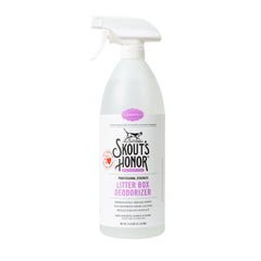 SKOUT'S HONOR Desodorisant Litière - bouteille 35 oz, action rapide contre les odeurs.