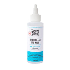 HydroClear SKOUT'S HONOR: flacon de 120 ml pour lavage oculaire doux chien et chat.