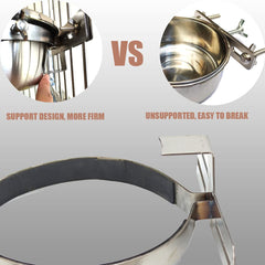 Bol SKRORS en acier inoxydable durable pour repas et hydratation.