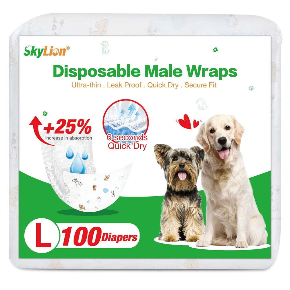 SkyLion couches pour chiens mâles absorbantes la nuit protègent tapis et sols.