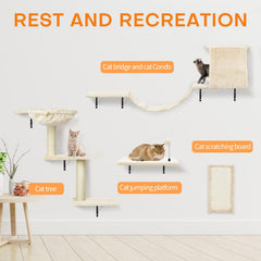 SLFYFC maison condo pour chat, refuge confortable pour sieste et jeux.