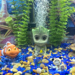 Décor Groot SLOCME avec dimensions compactes pour s’adapter à tout aquarium.