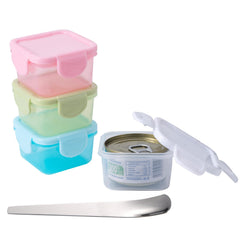 SLSON boites-conserves-chat-3oz-etanche: rangement pratique et frais prolongé.